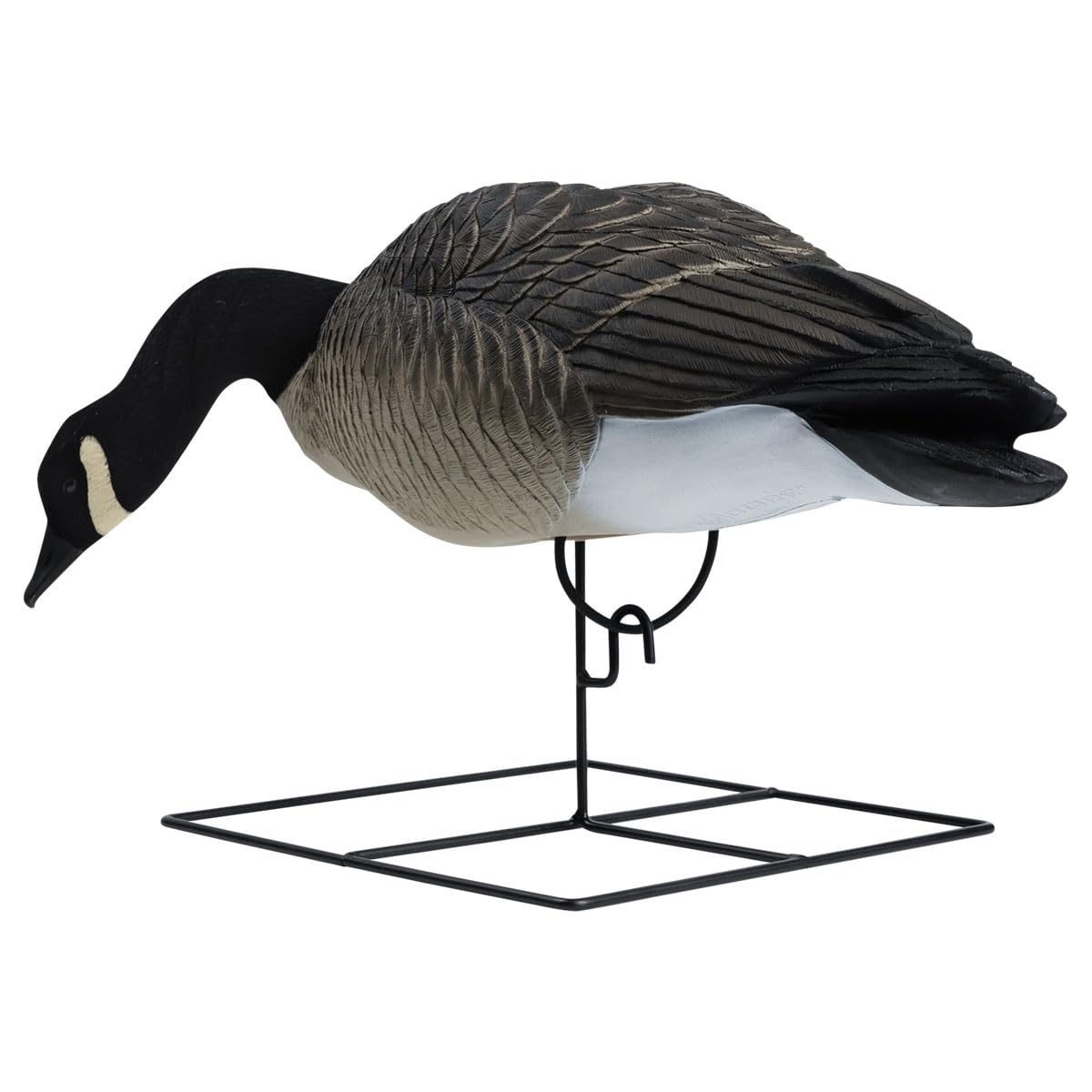 Hardcore Waterfowl Rugged Series Full Body Flocked Head Canada Goose Hunting Decoys - Feeder 6 Pack