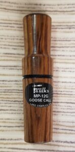 faulk's mini professional goose call brown