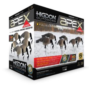 Higdon Outdoors APEX Full-Size Full-Body TruFeeder Pack | Canada Goose | Flocked Head 6pk