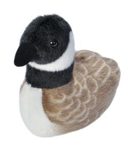 wild republic audubon birds canada goose plush with authentic bird sound, stuffed animal, bird toys for kids and birders, 5 inches