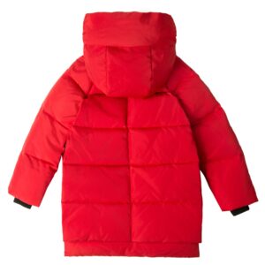 Orolay Children Hooded Down Coat Girl's Quilted Puffer Jacket Boy's Winter Jackets Red 120CM