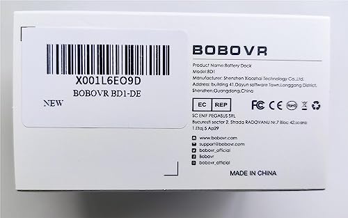 BOBOVR Battery Dock Upgrade Kit for M1/M2 Plus,Quickly Convert M1/M2 Plus Strap Regular Version to Battery Version.