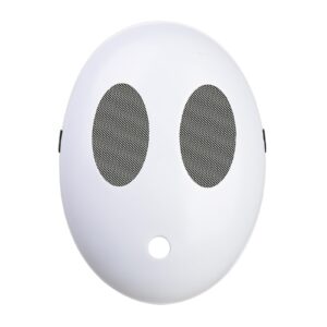 Monisorly White Shy Guy Mask Girl Halloween Mask Full Face Mask Costume Cosplay Prop Accessories (Boy)