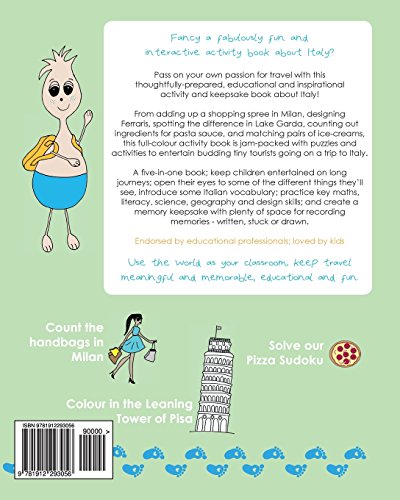 Italy! Children's Travel Activity Book and Journal: fabulously fun Italy-themed activity book for kids aged 5-10 (3-5 year range also available) (Tinytourists' Activity and Keepsake Books)