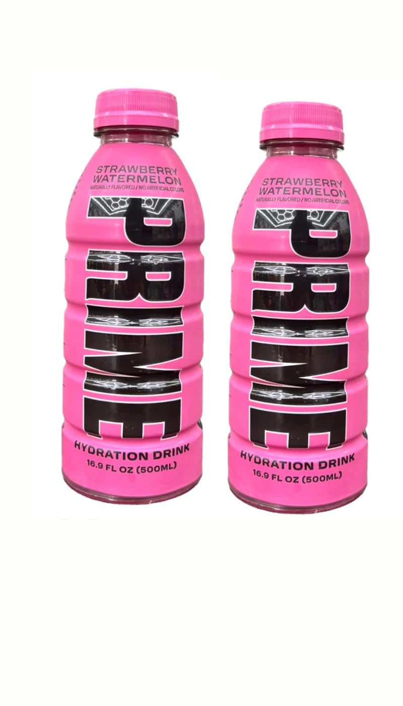 Prime Hydration Sports Drink and Electrolyte Beverage - 2 Pack (Strawberry Melon)