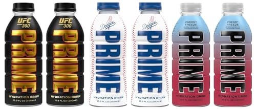 Prime Dodgers Pack of 12 Limited Edition | Sports Drinks | Electrolyte Enhanced for Ultimate Hydration | 250mg BCAAs | B Vitamins | Antioxidants | 2g Of Sugar | 16.9 Fluid Ounce