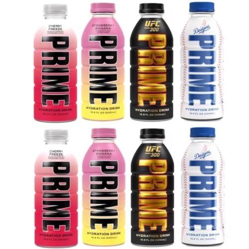 Prime Dodgers Pack of 12 Limited Edition | Sports Drinks | Electrolyte Enhanced for Ultimate Hydration | 250mg BCAAs | B Vitamins | Antioxidants | 2g Of Sugar | 16.9 Fluid Ounce