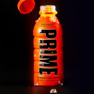 PRIME Hydration ORANGE | Sports Drinks | Electrolyte Enhanced for Ultimate Hydration | 250mg BCAAs | B Vitamins | Antioxidants | 2g Of Sugar | 16.9 Fluid Ounce | 12 Pack