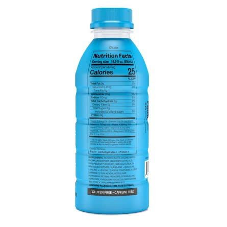 Prime Hydration Drink "Blue Raspberry" 16.9oz - 8 Pack