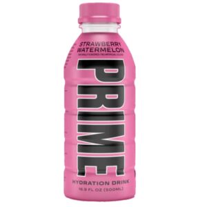 Prime Hydration Sports Drink Variety Bundle - Lemon Lime, Tropical Punch, Blue Raspberry, Strawberry Melon & Ice Pop (Pack of 5) - 16.9 Fl Oz By CentaCure and Free Sticker!