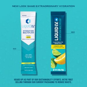 Liquid I.V.® Hydration Multiplier® - Strawberry Lemonade - Hydration Powder Packets | Electrolyte Powder Drink Mix | Convenient Single-Serving Sticks | Non-GMO | 1 Pack (16 Servings)