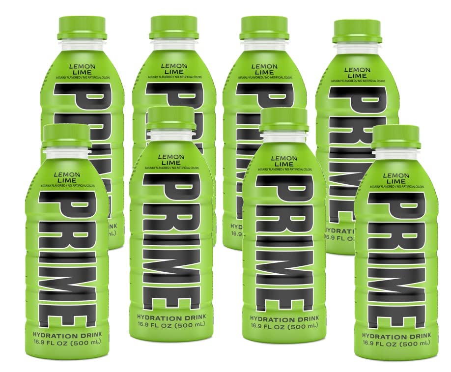 Prime Hydration - Lemon Lime - 16.9oz - 8 Pack