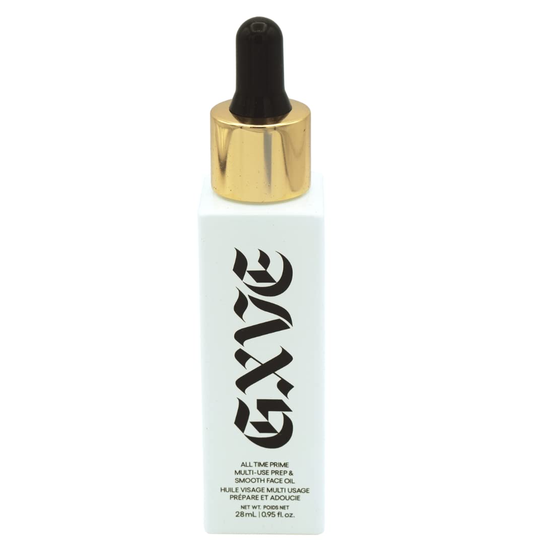 GXVE All Time Prime Clean Hydrating Prep & Smooth Face Oil, Clear