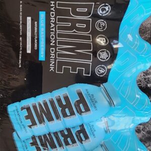 Prime Hydration 8 pack blue Raspberry