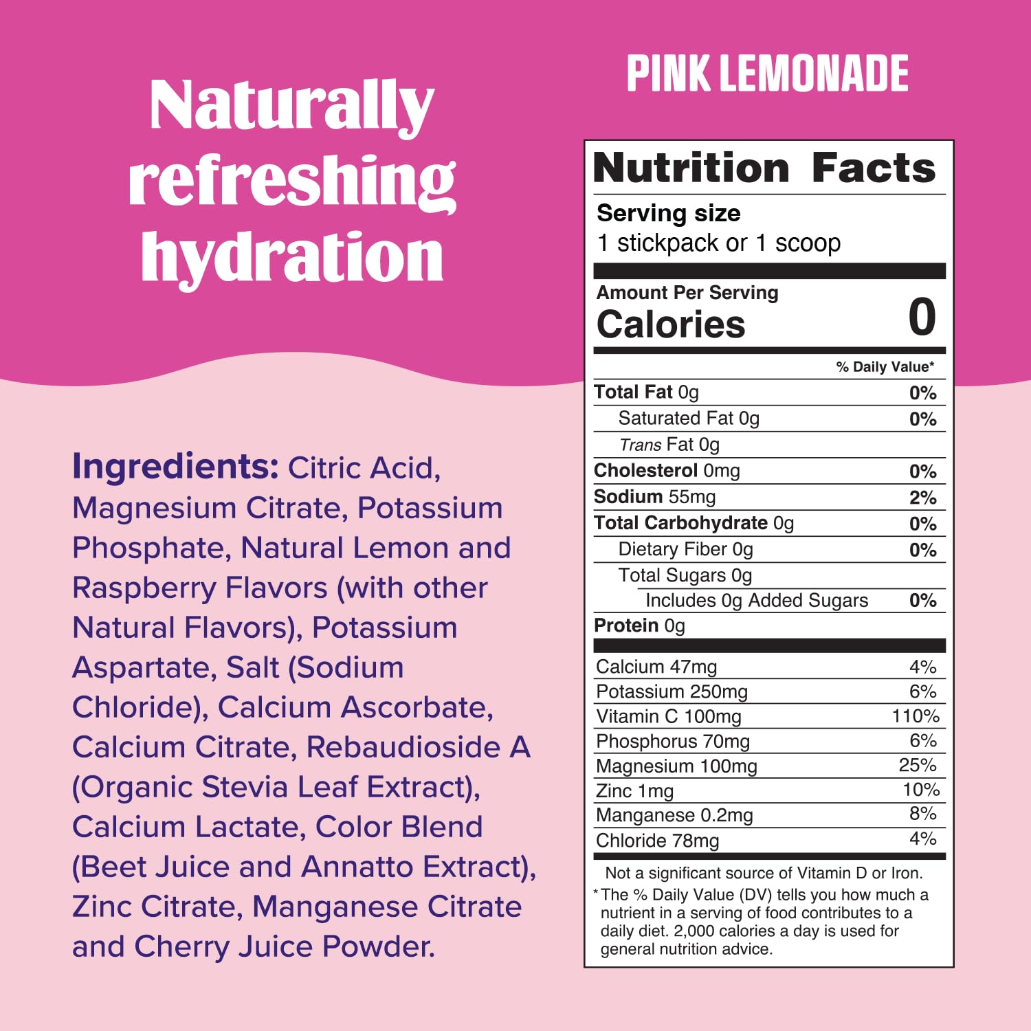 Ultima Replenisher Daily Electrolyte Drink Mix – Pink Lemonade, 30 Serving – Hydration Powder with 6 Key Electrolytes & Trace Minerals – Keto Friendly, Vegan, Non-GMO & Sugar-Free Electrolyte Powder