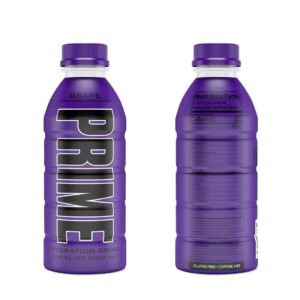 Prime Hydration Drink 6 Flavor Variety 12 Pack (2 of each flavor) Lemon Lime, Tropical Punch, Blue Raspberry, Orange, Grape & Ice Pop W/ Tip The Scales sticker