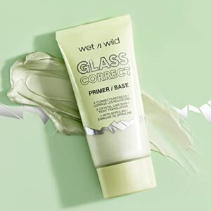 wet n wild Prime Focus Glass Skin Correct Primer Bright Crystal Finish, Green, 0.91 Fl Oz