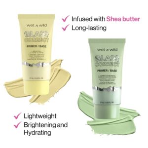 wet n wild Prime Focus Glass Skin Correct Primer Bright Crystal Finish, Green, 0.91 Fl Oz