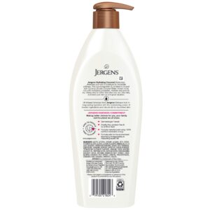 Jergens Hydrating Coconut Body Lotion, Hand and Body Moisturizer Hydrates Dry Skin Instantly, Infused with Coconut Oil, Dermatologist Tested, 16.8 oz