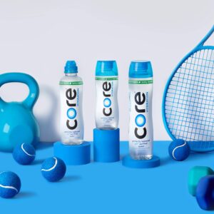 Core Hydration Perfectly Balanced Water, .5 L bottles, 24 Count (4 Packs of 6), USA Gymnastics Official Hydration Partner