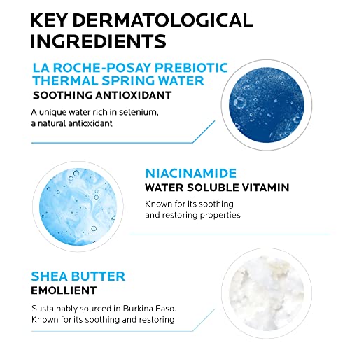 La Roche-Posay NEW Lipikar AP+ Gentle Foaming Cleansing Oil | Gentle Oil Cleanser for Face and Body Formulated with Niacinamide | Long-Lasting 24-hour Hydration | Fragrance-Free & Soap Free