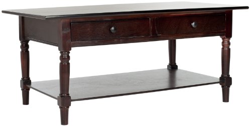 Safavieh American Homes Collection Boris Dark Cherry Coffee Table