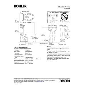 Kohler K-3999-U-0 Highline Comfort Height Toilet, White