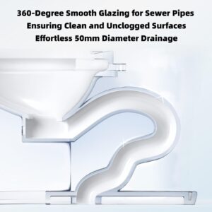 17 Inch Tall Two-Piece Elongated Toilet, ADA Extra Tall Toilets with Powerful Single Flush 1.28 GPF，12 Inch Rough in Toilet Elongated(Toilet Seat Included)