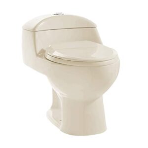 swiss madison well made forever sm-1t803bq chateau one piece elongated dual flush toilet in bisque 0.8/1.28 gpf