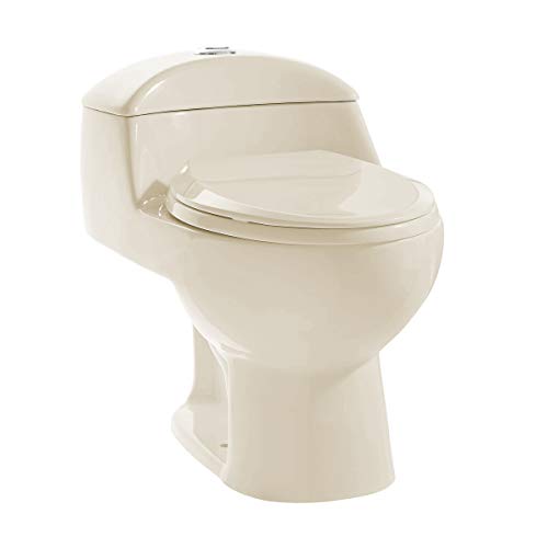 Swiss Madison Well Made Forever SM-1T803BQ Chateau One Piece Elongated Dual Flush Toilet In Bisque 0.8/1.28 gpf