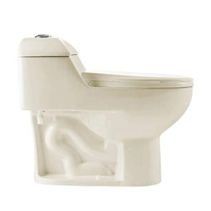 Swiss Madison Well Made Forever SM-1T803BQ Chateau One Piece Elongated Dual Flush Toilet In Bisque 0.8/1.28 gpf