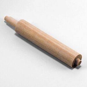 Wooden toilet paper roller