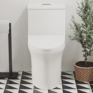 Hugo One Piece Elongated Dual Flush Toilet 1.1/1.6 gpf