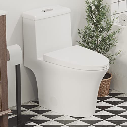 Hugo One Piece Elongated Dual Flush Toilet 1.1/1.6 gpf