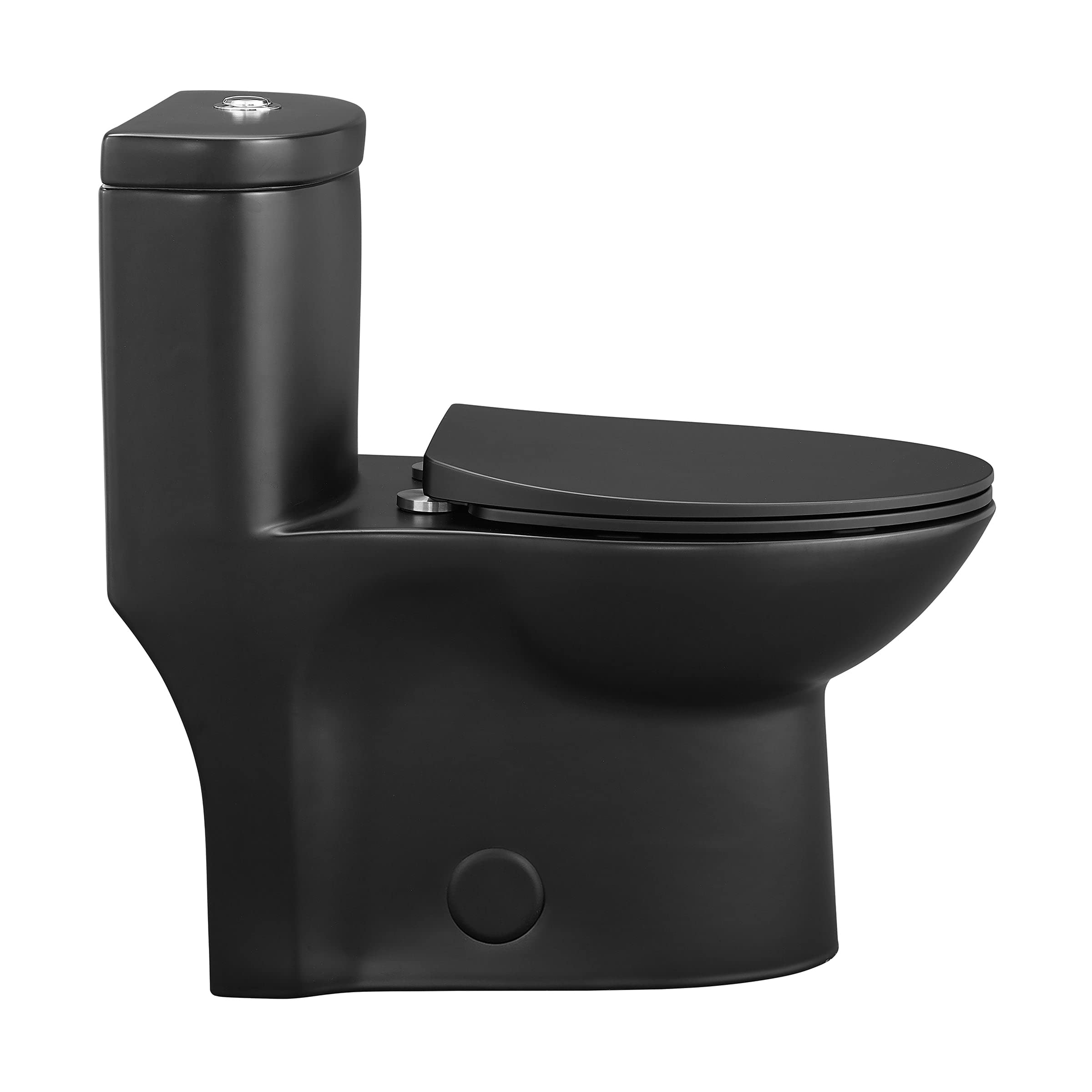 Swiss Madison SM-1T205MB Sublime One Piece Elongated Toilet Dual Flush, Matte Black