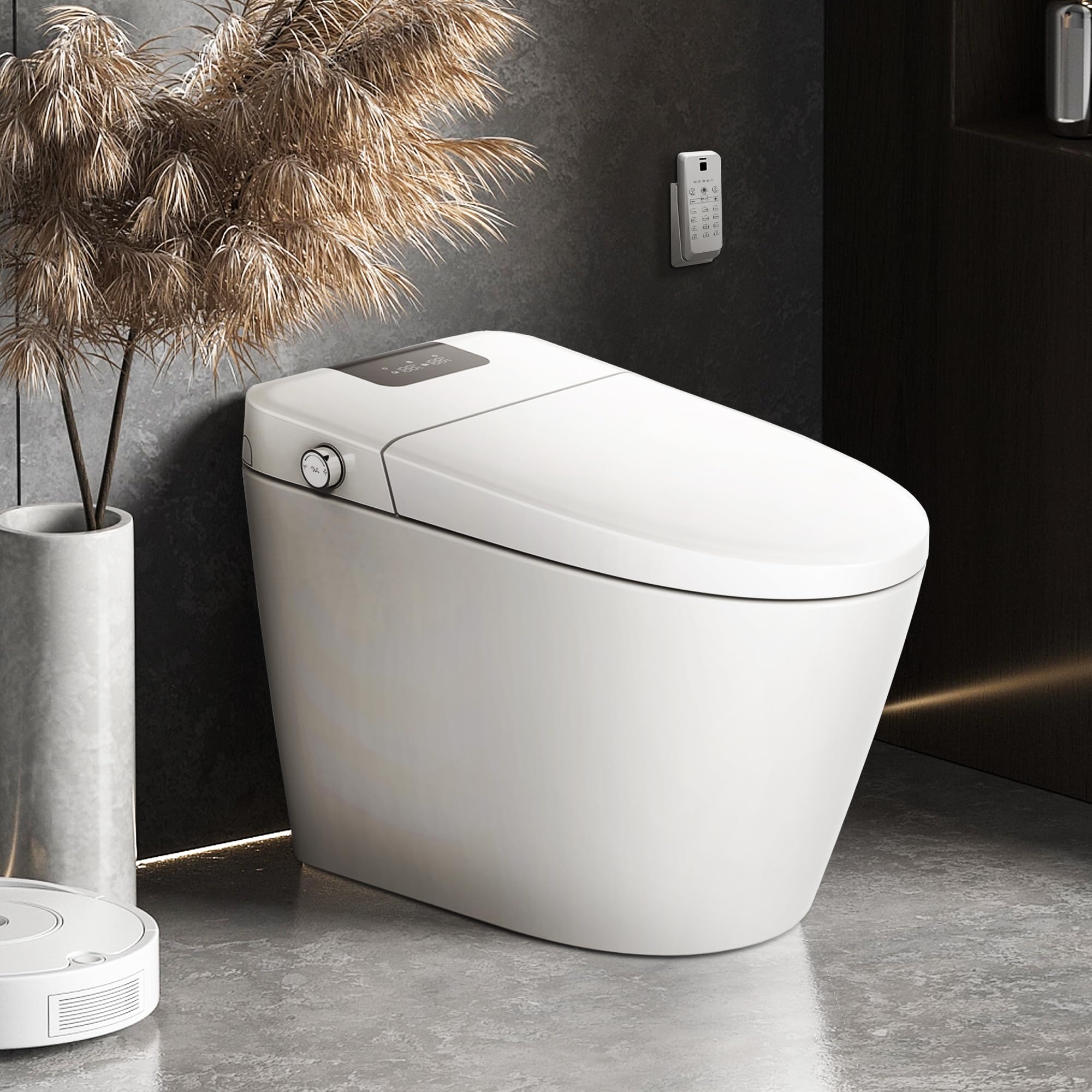 Smart Bidet Toilet Heated Tankless - LifeSky Elongated Auto Flush Built in Bidet Toilet - Luxury Smart Toilet for Bathroom