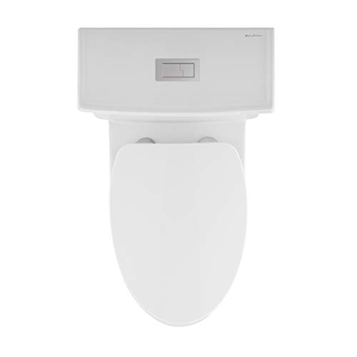 Swiss Madison Well Made Forever SM-1T113 Voltaire One Piece Elongated Toilet Dual Flush 0.8/1.28 GPF, White