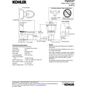 Kohler 529008 K-3713-7, Black Black