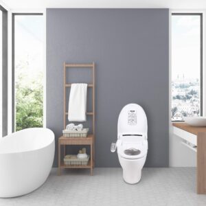 Lotus Smart Bidet ATS-800 FDA Registered, Heated Seat, Temperature Controlled Wash, Warm Air Dryer, Easy DIY Installation, Made in Korea