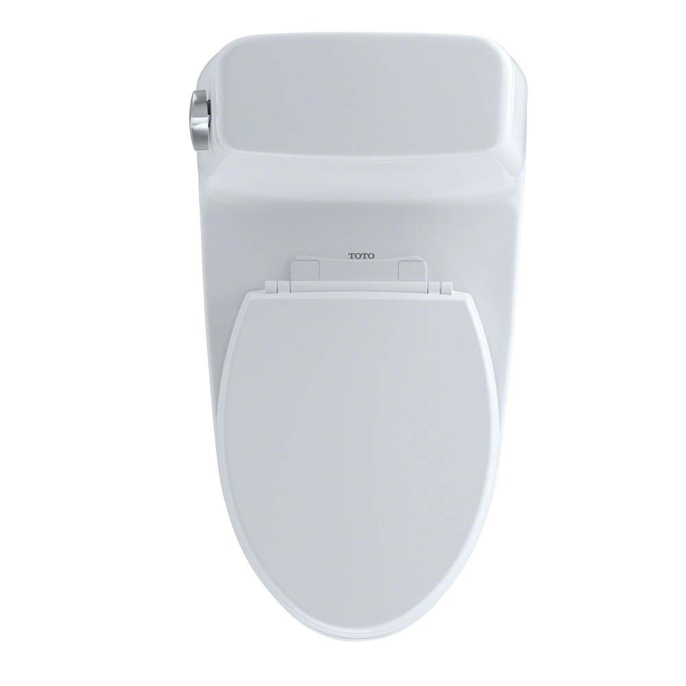 TOTO MS854114EL#01 Eco Ultramax ADA Elongated One Piece Toilet, Cotton White