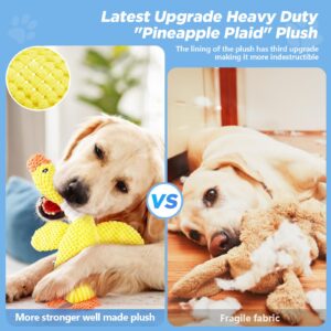 Vitscan Durable Dog Toys for Aggressive Chewers Large Breed/Dog Chew Toy/Indestructible Tough Squeaky Dog Toys/Interactive Dog Toys for Large Dogs/Plush Puppy Toys/Puppy Chew Toys for Teething