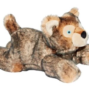 Fluff & Tuff Lobo Wolf Pup Plush Dog Toy,All Breed Sizes