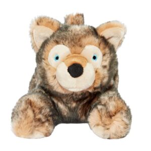 Fluff & Tuff Lobo Wolf Pup Plush Dog Toy,All Breed Sizes