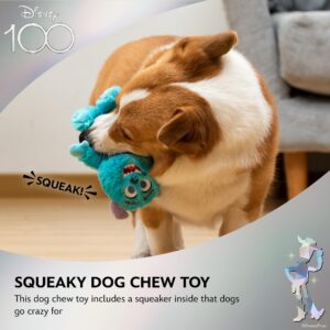 Disney for Pets Pixar’s Sulley Plush Dog Toy 6in | Disney Pixar Dog Toys | Plush Toy for Dogs Inspired by Sulley from Pixar’s Monsters, Inc. with Squeaker