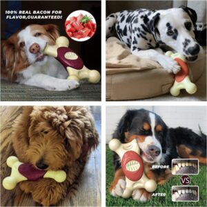 FRLEDM Dog Toys for Aggressive Chewers Indestructible Dog Toys, Durable Tough Dog Chew Toys for Medium and Large Large Breed Dogs，Dog Toys to Keep Them Busy