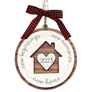 house warming gifts new home christmas ornament 2023 for couples women,housewarming gift for new home christmas decor new home gift ideas christmas decorations