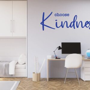 Kindness Vinyl Wall Decal - Customizable Inspirational Quote - Choose Kindness - Home Decor for Bedroom, Family Room, Classroom, or Office - Removable Sticker