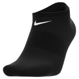 nike everyday cushion no show socks, unisex nike socks, black/white, m (pack of 6 pairs of socks)