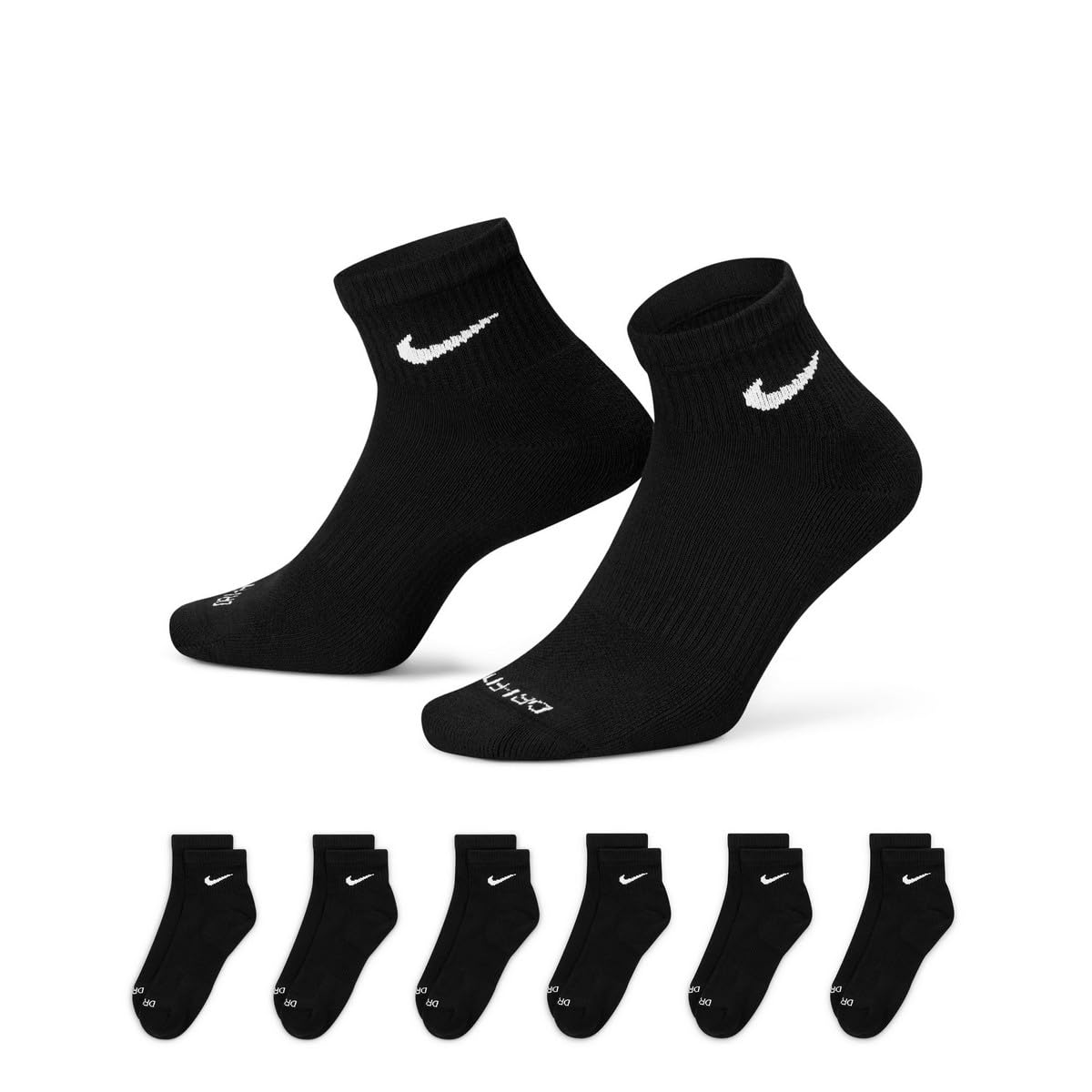 Nike Everyday Plus Cushioned Ankle Socks (6 Pairs)