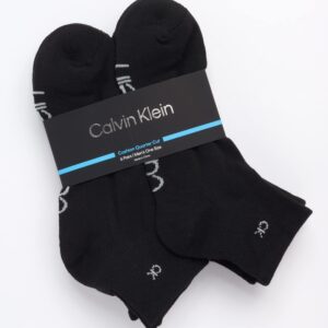 Calvin Klein Men's Socks - Cushioned Above Ankle Athletic Mini-Crew Socks (6 Pack), Size 7-12, Black